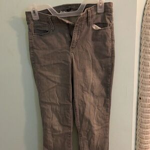 Dark Grey High Rise Skinny Jeans